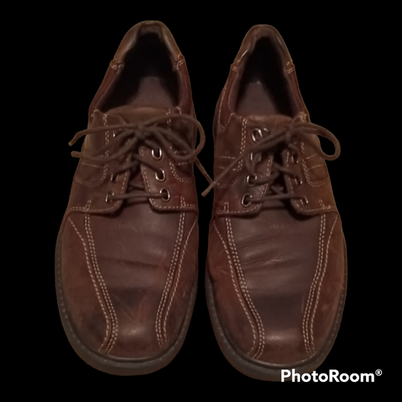 Clark's Men's Brown Cottrell Walking Oxford/Shoe! - Picture 1 of 7